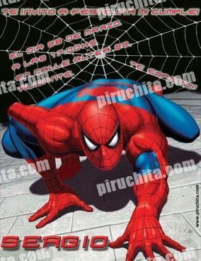 Featured image of post Tarjetas De Invitacion De Cumpleaños Spiderman