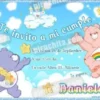 Invitación cumpleaños Ositos amorosos #01-0