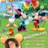 Invitación cumpleaños Mickey y sus amigos #02-0