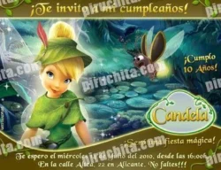 Invitación cumpleaños Campanilla #03-0
