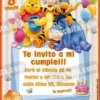 Invitación cumpleaños Winnie Pooh #06-0
