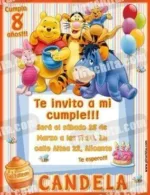 Invitación cumpleaños Winnie Pooh #06-0
