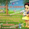 Invitación cumpleaños Blancanieves Baby-0