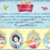 Invitación cumpleaños Princesas Disney #07-0