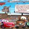 Invitación cumpleaños Cars #11-0