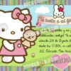 Invitación cumpleaños Hello Kitty #11-0