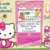 Invitación cumpleaños Hello Kitty #13-0