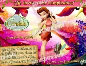 Invitación cumpleaños Campanilla #16-0