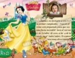 Invitación cumpleaños Blancanieves #01-0