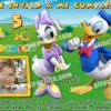 Invitación cumpleaños La Casa de Mickey #08-0