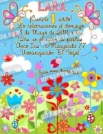 Invitación cumpleaños Primavera/Jardín #04-0