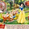 Invitación cumpleaños Blancanieves #09-0