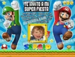 Invitación cumpleaños Mario Bros #03-0