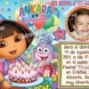Invitación cumpleaños Dora la Exploradora #10-0