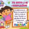 Invitación cumpleaños Dora la Exploradora #14-0