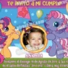 Invitación cumpleaños Mi Pequeño Pony #06-0