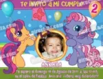 Invitación cumpleaños Mi Pequeño Pony #06-0