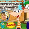 Invitación cumpleaños Phineas y Ferb #01-1268