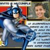 Invitación cumpleaños Batman #01-0