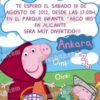Invitación cumpleaños Peppa Pig #06-0