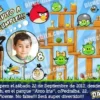 Invitación cumpleaños Angry Birds #01-0