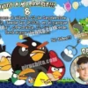 Invitación cumpleaños Angry Birds #02-0