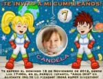 Invitación cumpleaños Espacio y astronautas #06-0