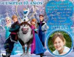 Invitación cumpleaños Frozen #11-0