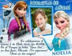 Invitación cumpleaños Frozen #03-0