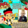 Invitación cumpleaños Jake y los piratas #03-0
