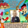 Invitación cumpleaños Jake y los piratas #07-0