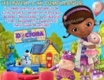 Invitación cumpleaños La Doctora Juguetes #04-0