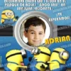 Invitación cumpleaños Minions #03-0