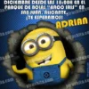 Invitación cumpleaños Minions #04-0