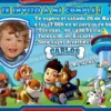 Invitación cumpleaños La Patrulla Canina #02-0
