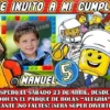 Invitación cumpleaños Lego #02-0