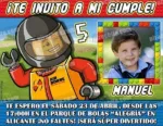 Invitación cumpleaños Lego #03-0