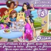 Invitación cumpleaños Lego Friends #02-0
