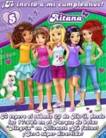 Invitación cumpleaños Lego Friends #03-0