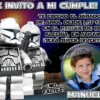 Invitación cumpleaños Lego Star Wars #03-0