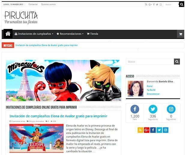 Piruchita en WordPress