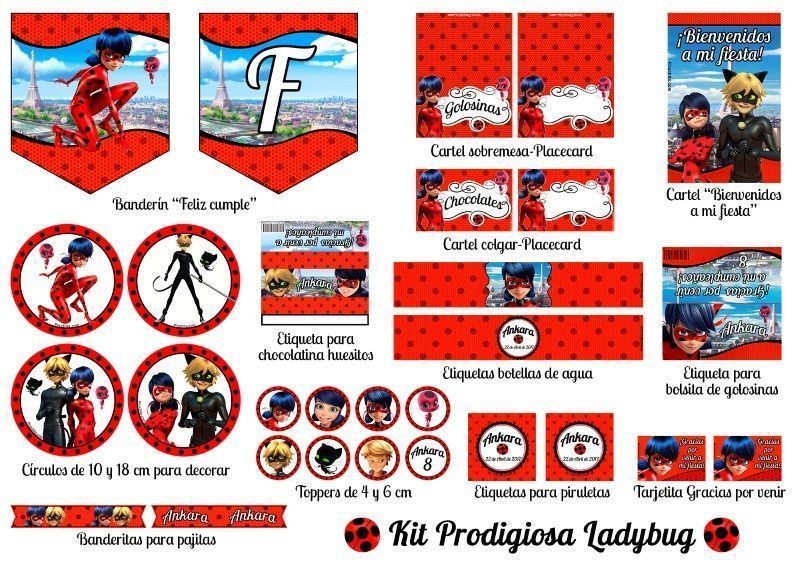 Analista Limitado traidor Decoración fiesta de cumpleaños Ladybug / Prodigiosa para imprimir Piruchita Analista Limitado traidor Decoración fiesta de cumpleaños Ladybug / Prodigiosa para imprimir Piruchita