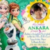Invitación cumpleaños Frozen Spring Fever #01 con Foto | Digital Imprimible