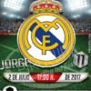 Invitación cumpleaños Fútbol - Real Madrid | Digital Imprimible