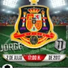 Invitación cumpleaños Fútbol - Selección Española | Digital Imprimible