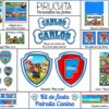 Decoración fiesta de cumpleaños La Patrulla Canina para imprimir