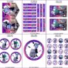 Decoración fiesta de cumpleaños Vampirina para imprimir