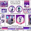 Decoración fiesta de cumpleaños Vampirina para imprimir
