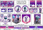 Decoración fiesta de cumpleaños Vampirina para imprimir