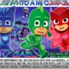 Invitación cumpleaños PJ Masks #03 | Digital Imprimible